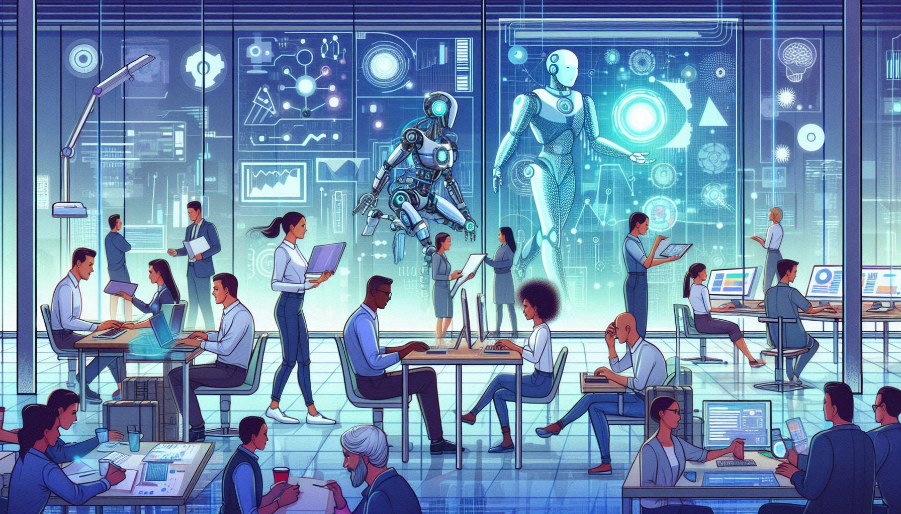 The Augmented workforce, humans and AI thriving together.