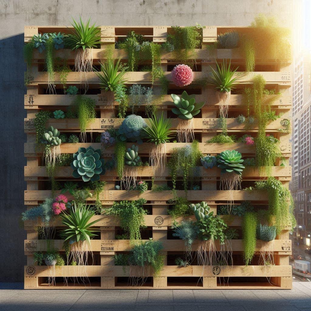 Secret Garden Hacks: Vertical Gardens Using Old Pallets